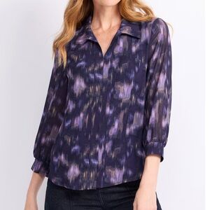 LES SEREIN Miriam Blouse new purple large